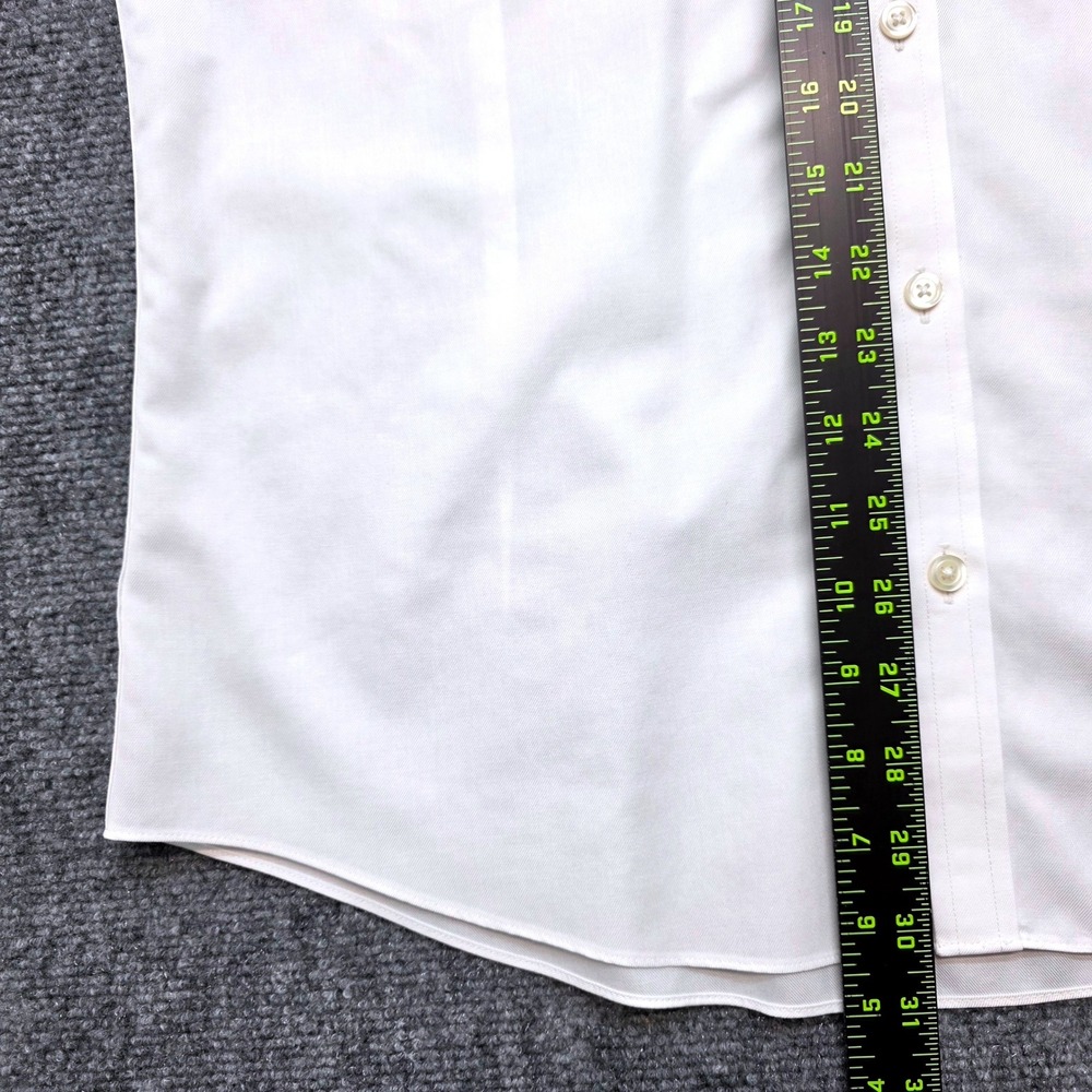 Charles Tyrwhitt Men's Dress Shirt 16 34 Extra Slim Fit White Non-Iron 41 86cm - Picture 13 of 15